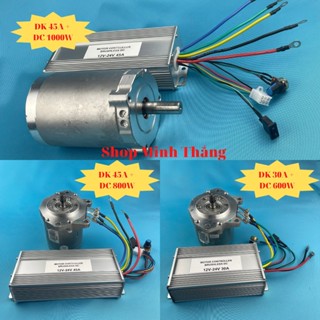 Bộ Điều Khiển Tốc Độ Động Cơ 12V-24V 30A / 45A Và Motor Không Chổi Than 600W / 800W / 1000W