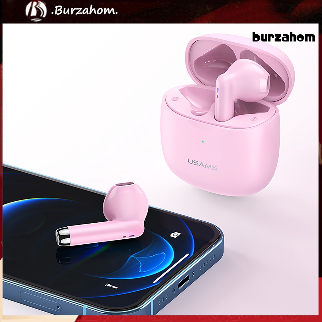 Tai Nghe Nhét Tai Thể Thao Không Dây Bluetooth 5.0 Âm Thanh Trung Thực Cao Chống Thấm Nước burzahom USAMS