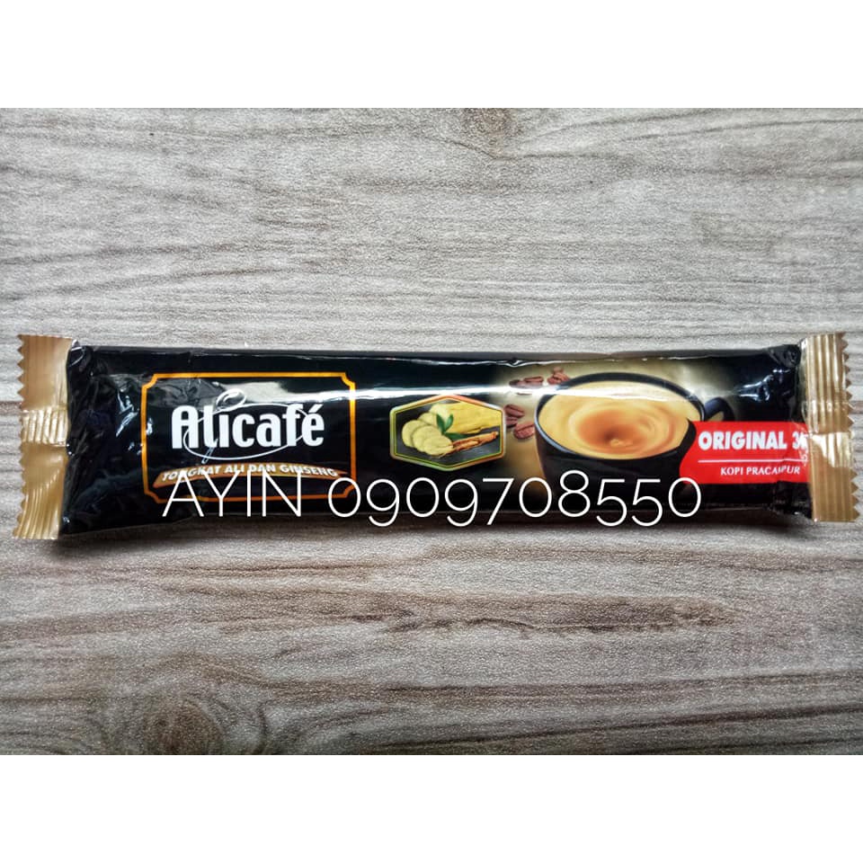 Gói Lẻ - Cà Phê Alicafé Vị Nhân Sâm Truyền Thống Malaysia