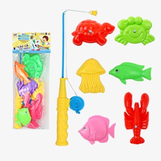 Đồ chơi 1 cần câu cá nam châm - Đồ chơi nhập vai bé câu cá