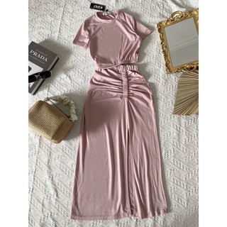 Đầm Body thun khoét eo 2119