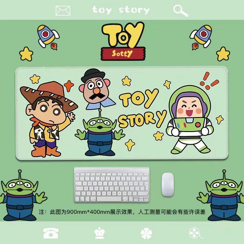Tấm Lót Chuột Và Bàn Phím In Hình Buzz Lightyear Dễ Thương