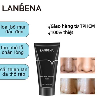 [CHÍNH HÃNG] LANBENA Mặt Nạ Lột Mụn Đầu Đen Làm Sạch Lỗ Chân Lông Lột Mụn Cám 50g
