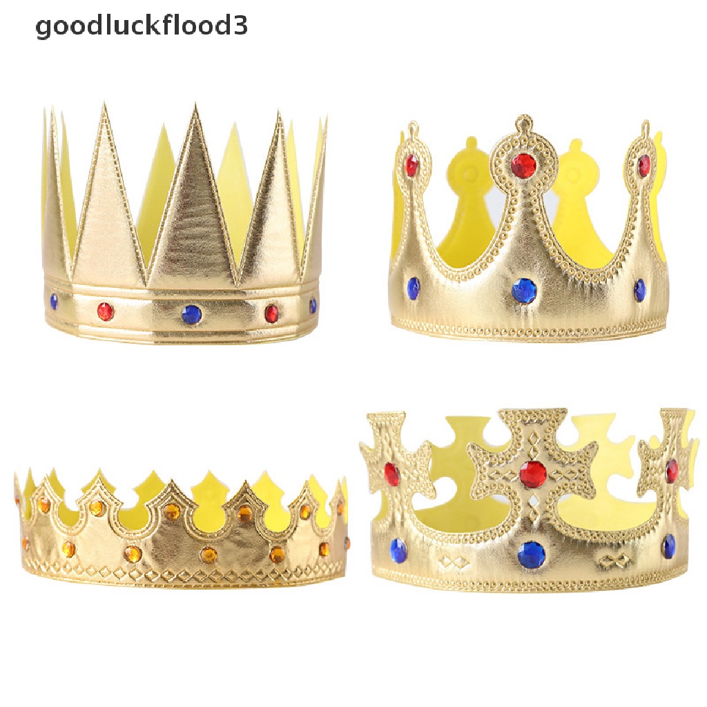 Mũ Vương Miện Vua / Hoàng Hậu Trang Trí Tiệc Sinh Nhật Cho Bé Trai Và Bé Gái