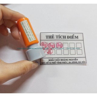 KHẮC DẤU TÍCH ĐIỂM MINI