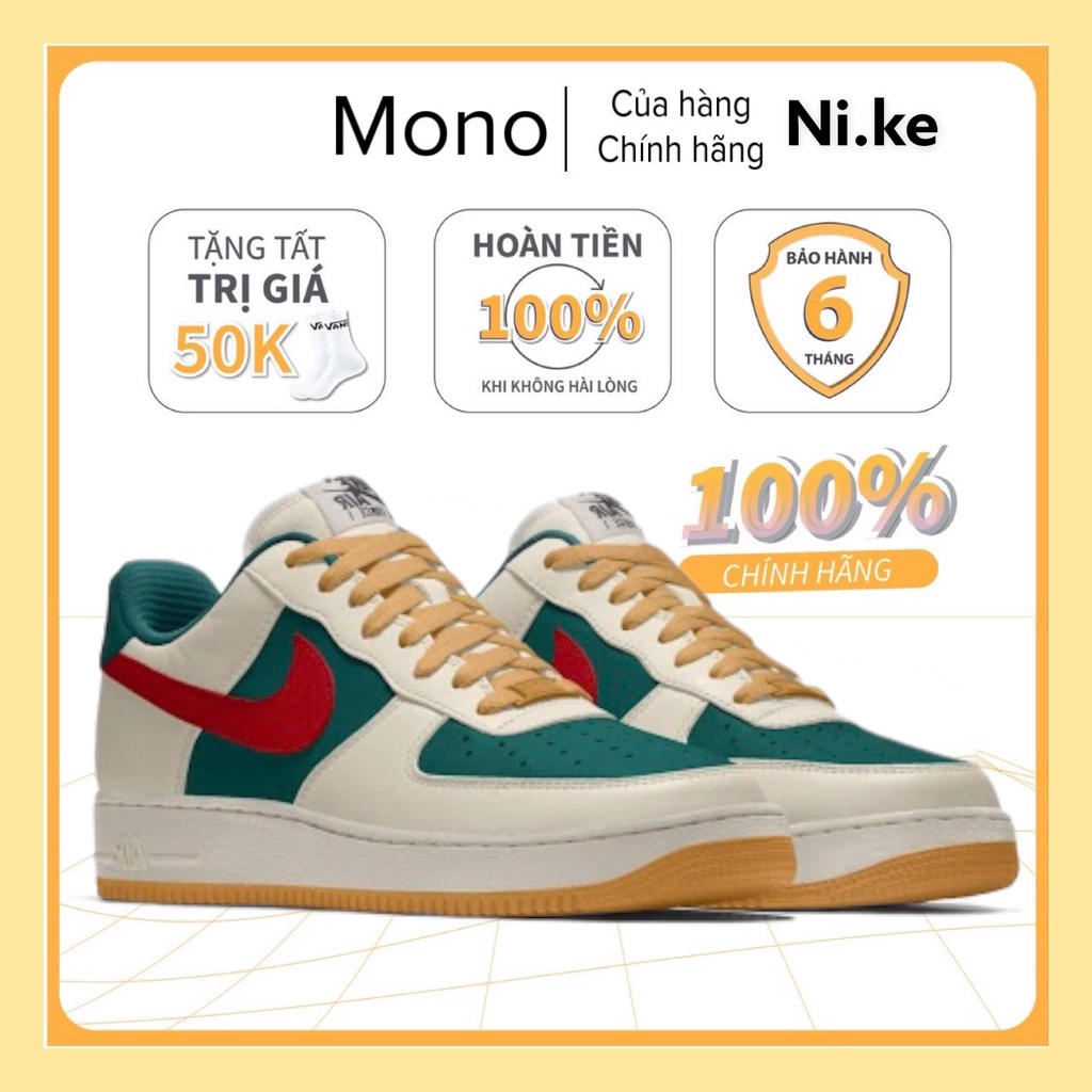 🎁FULL BILL BOX 🎁Giày Thể Thao Nike_Gucci, Giày AF1 GC Xanh Đỏ Nam Nữ Cao Cấp Siêu Hot 2022 [ mono9797 ]