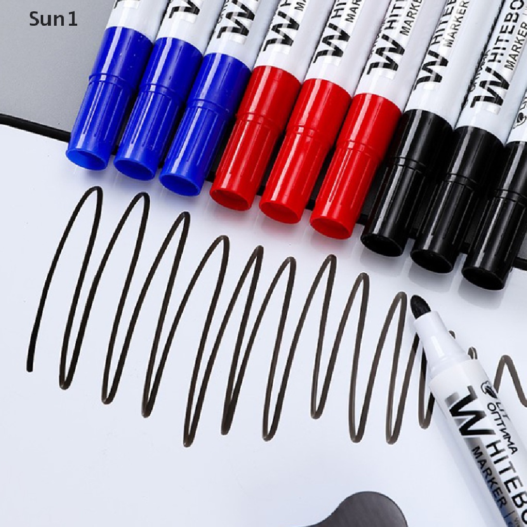 Set 10 Bút Lông Viết Bảng Đen / Màu Nước Dung Tích Lớn 2.0