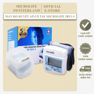 [Thụy Sĩ] Máy Đo Huyết Áp Cổ Tay Điện Tử Microlife 3BU1-3 - Bảo Hành 5 Năm