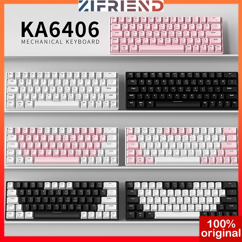 Bàn PhíM Cơ Gaming KA63 Có Dây 63 PhíM, Led NềN 60% ChấT LượNg Cao