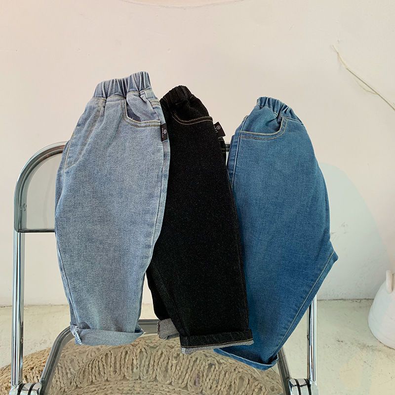 Quần Jean Dài Thời Trang Mùa Thu Phong Cách Mới Cho Bé Trai
