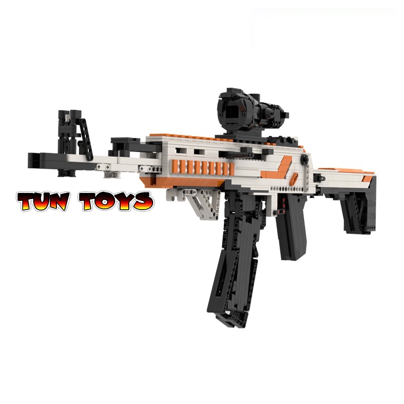 Đồ Chơi Lắp Ráp Kiểu LEGO Mô Hình Ak12  Asimov CSGO 1000+ Mảnh Ghép Tỉ lệ chuẩn 1:1