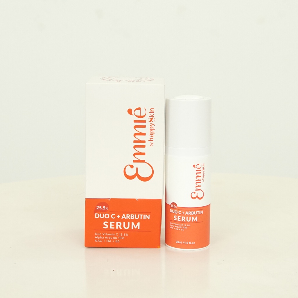 Combo Giảm Mụn Giảm Thâm Serum C 30ml + Gel Chấm Mụn Emmié By Happyskin