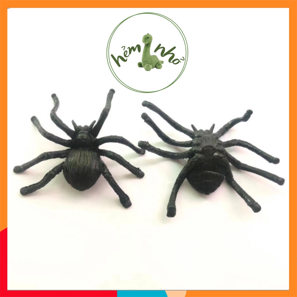 Con Nhện Giả Size To 6.5x7.5 - Dùng Troll, Trang Trí Decor, Đồ Chơi Cho Chó Mèo