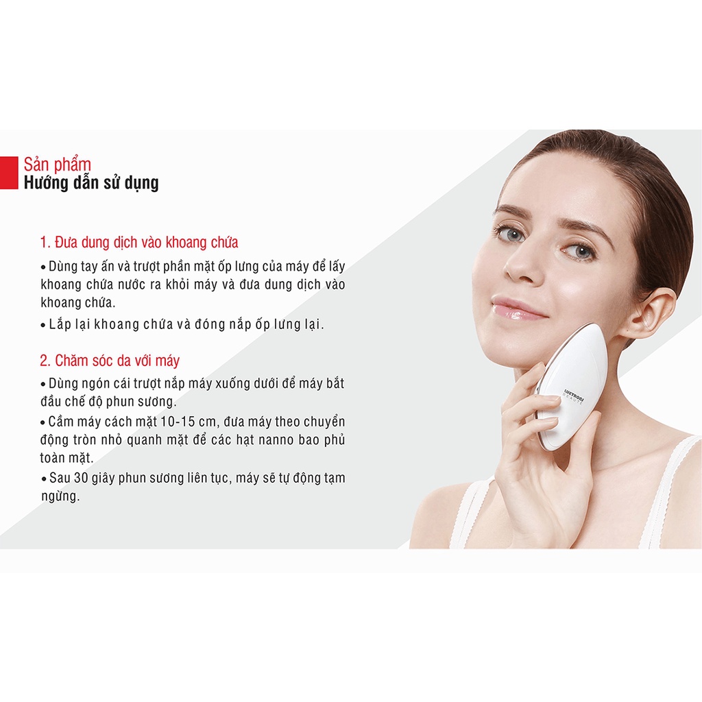 Máy xịt dưỡng ẩm Nano Lifetrons NS-400 - Phun sương nano, tạo ẩm  - Bảo hành chính hãng 12 tháng