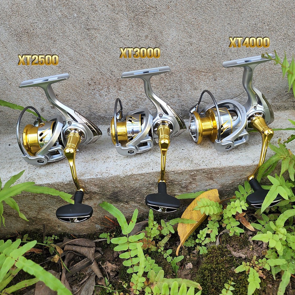 Máy câu cá  cao cấp máy câu lure kim loại cối nông và cối vừa siêu êm REELSKING XT