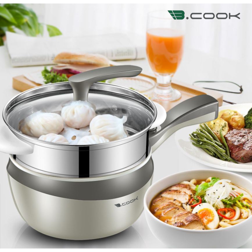 Nồi lẩu mini, nồi đa năng B.COOK - Hàng chính hãng, BH 12 tháng