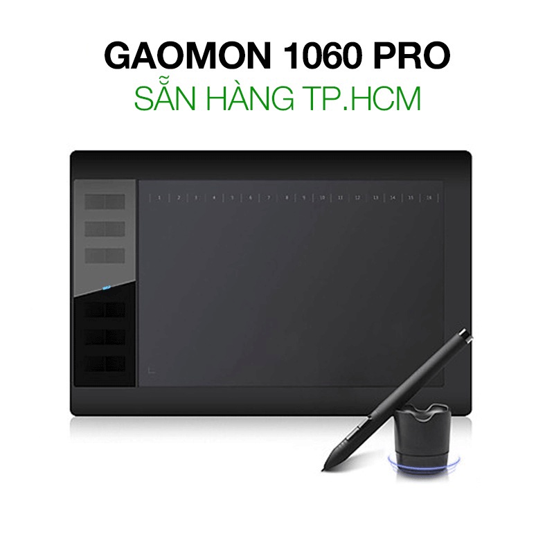 Bảng Vẽ Điện Tử Gamon 1060 PRO 10x6 inches Cho Ps, Ai, FL