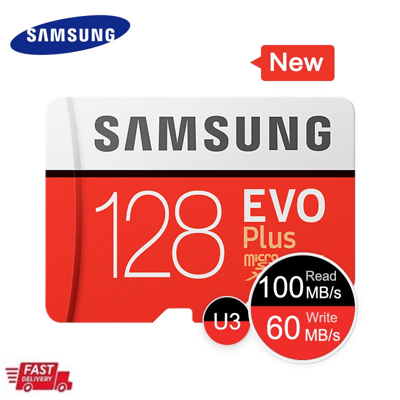 SAMSUNG Thẻ Nhớ Micro SDHC SDHC SDXC Grade EVO + Class 10 C10 UHS TF SD 32G 64G 128G 256G 32G