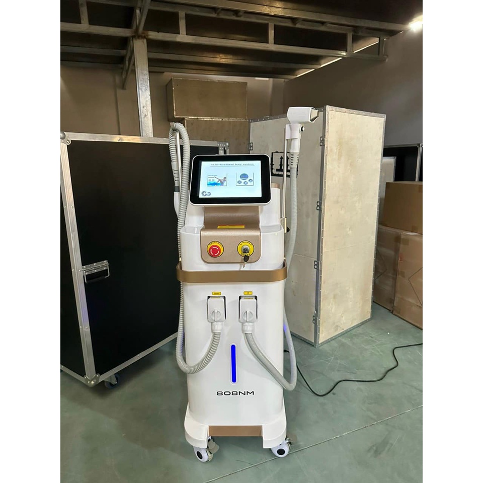 Máy triệt lông DIODE Laser Korea 808 2in1 dòng 10 thanh mới nhất 2022