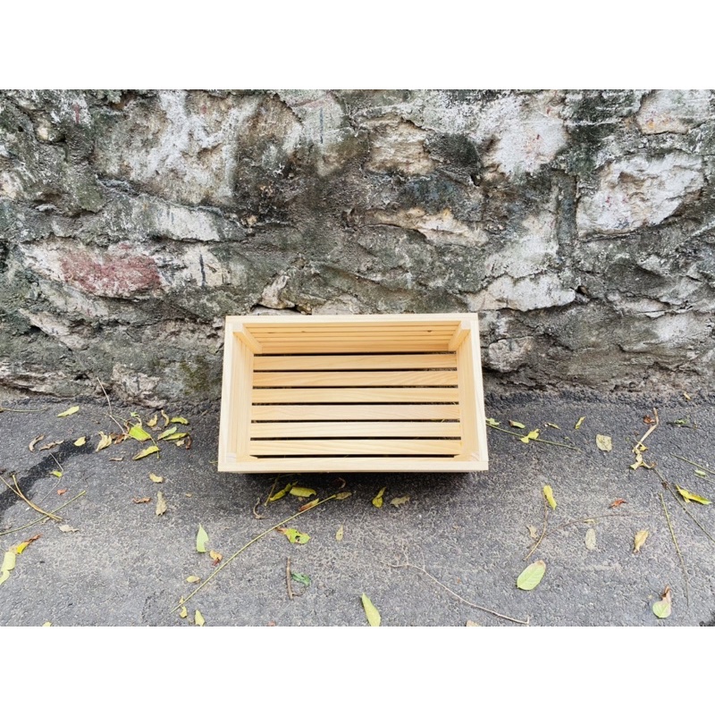 Hộp gỗ / Thùng gỗ đa năng Dài 40 x Rộng 30 x Cao 20cm