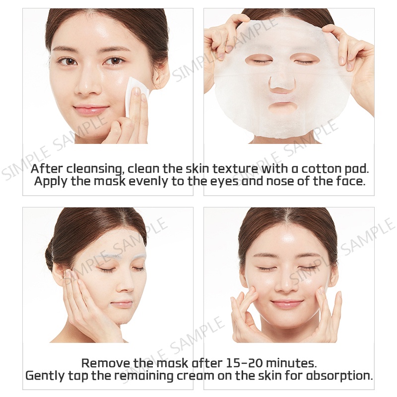 Mặt nạ giấy thoáng khí 12 loại Hàn Quốc