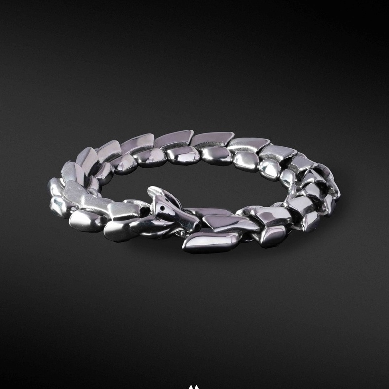 Vòng tay kim loại nam, nữ Helios Dragon Chain VTKL0121