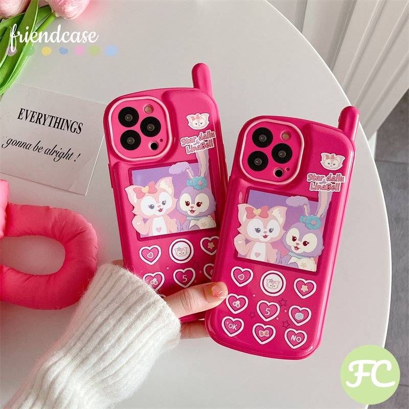 Ốp Điện Thoại TPU Mềm Họa Tiết Hoạt Hình Disney Linabelu Stella.Lou Cho iPhone 11 12 13 14 Pro MAX 7 8 Plus XR X XS MAX SE 2020