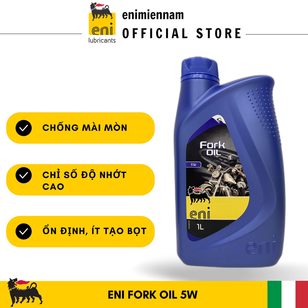 (HCM) Dầu phuộc Eni Fork oil 5W (nhập khẩu Ý) chuyên cho xe đua