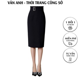 Chân váy bút chì ngắn kèm khóa xi, chân váy công sở form chuẩn thanh lịch VannhShop  BC15