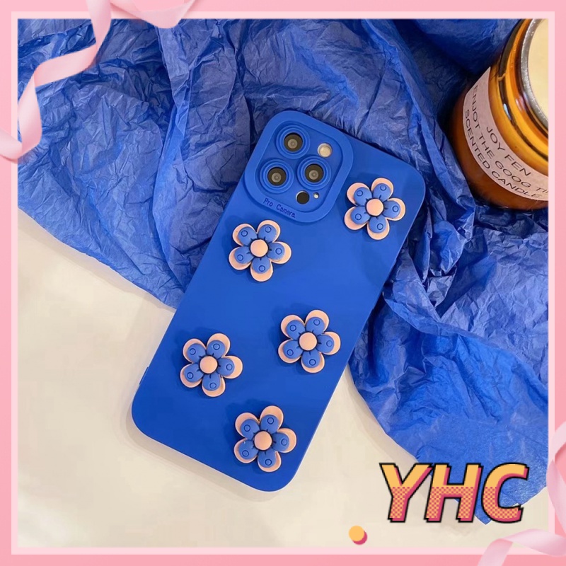 Ốp Điện Thoại Hình Hoa 3D Cho iPhone 6 / 6S / 6splus / se / 7 / 7plus / 8 / 8plus / X / xs / xsmax / 11 / 12 / 13 / 14 / Cộng Với / pro / pro max-077