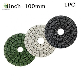 GORGEOUS~4in 100mm Wet Diamond Polishing Buff Pads Flexible Grinding Discs For Granite