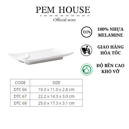 Dĩa Nhựa Trái Cây Cao Cấp Horeca