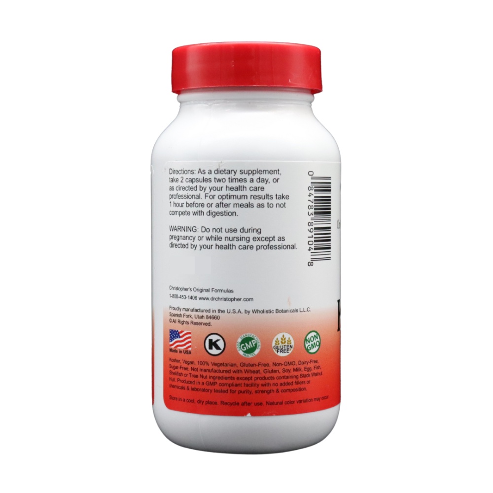 Viên Uống Bổ Thận Christopher's Original Formulas Kidney Formula 475mg 100 Viên