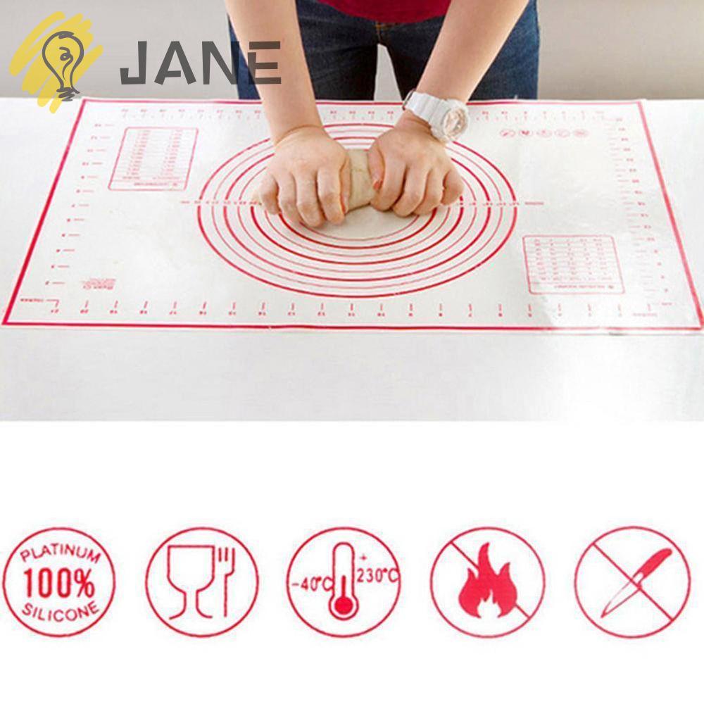 Tấm lót nhào bột làm bánh bằng silicon chống dính tùy chọn màu sắc