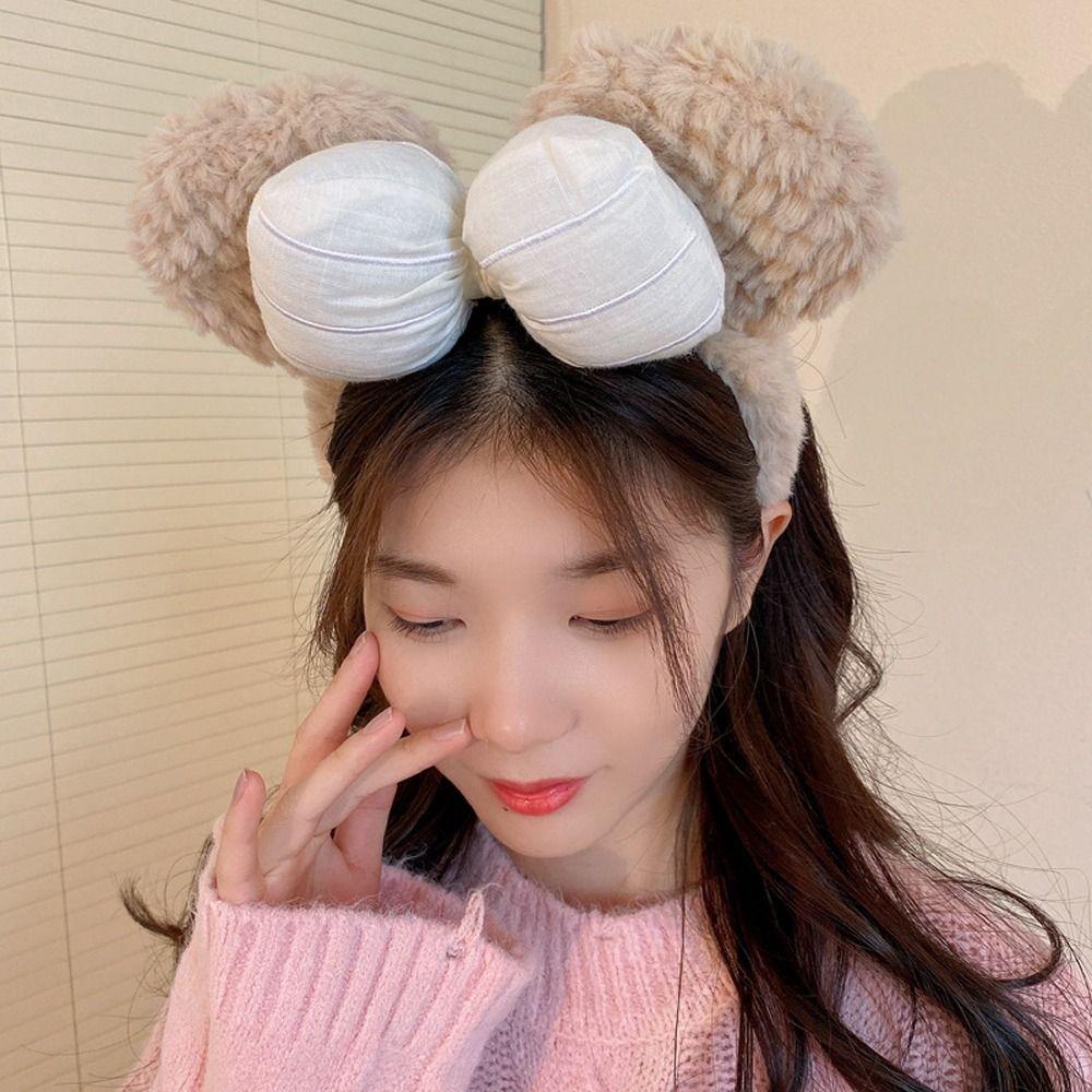 Danilo Băng Đô Cài Tóc Hình Gấu Hoạt Hình Vui Nhộn Phong Cách Hàn Quốc Cho Bé