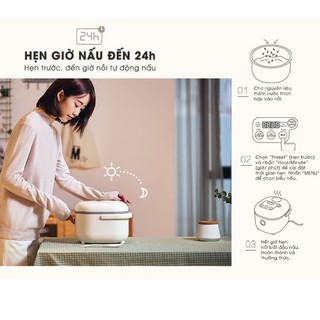 Nồi Cơm Điện Đa Năng Dung Tích 2L Bear DFB-B20A1 [CMART GIA DỤNG TIỆNÍCH]