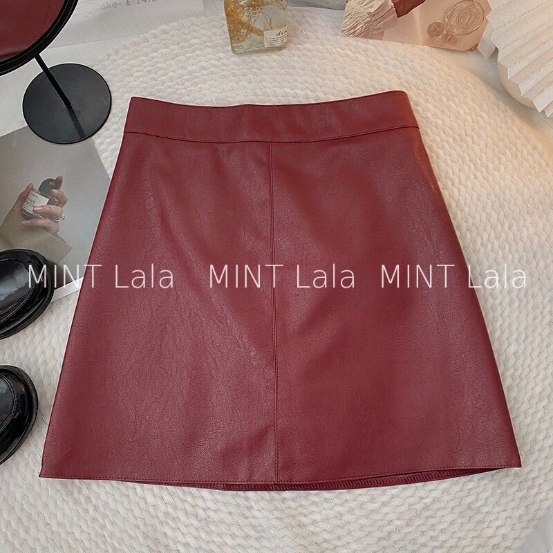 Chân Váy Da Thiết Kế CHỐT LIVE.