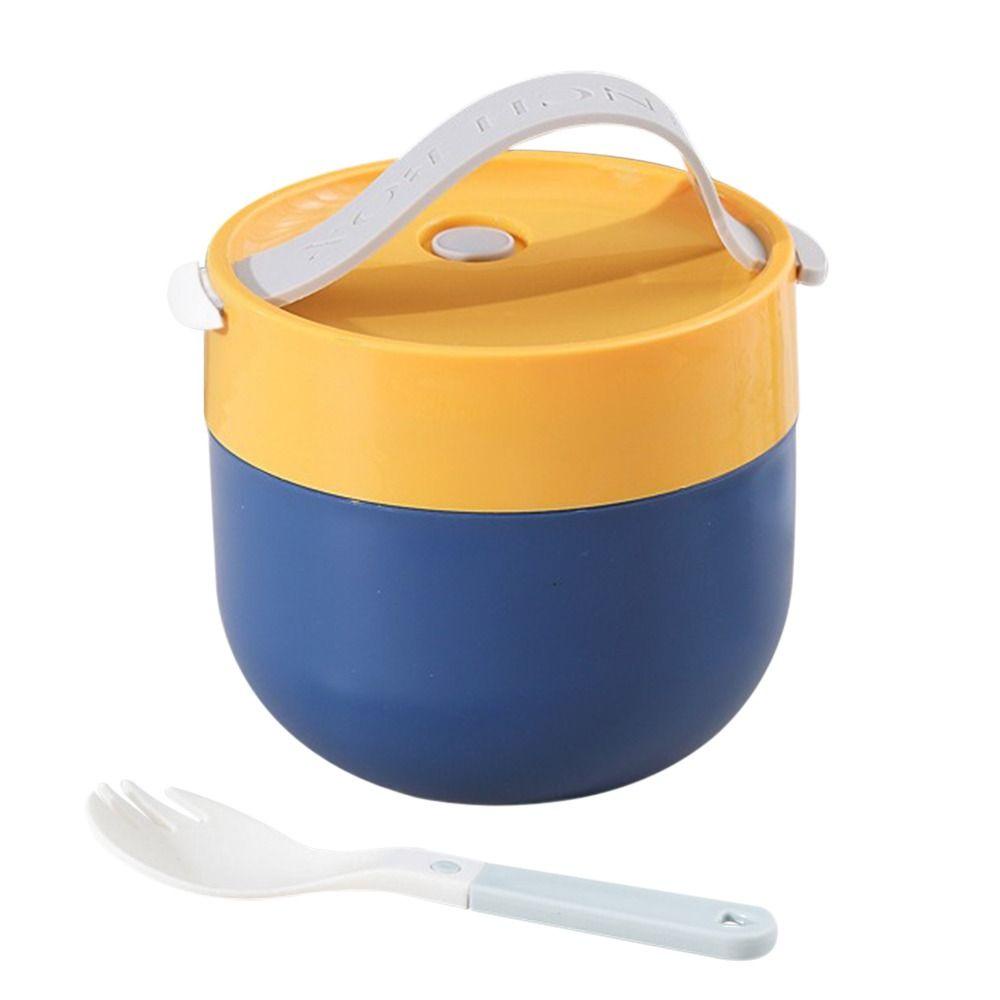 EBINLANDS Hộp Đựng Cơm Trưa Giữ Nhiệt Chống Rò Rỉ Tiện Dụng Cho Học Sinh / Văn Phòng