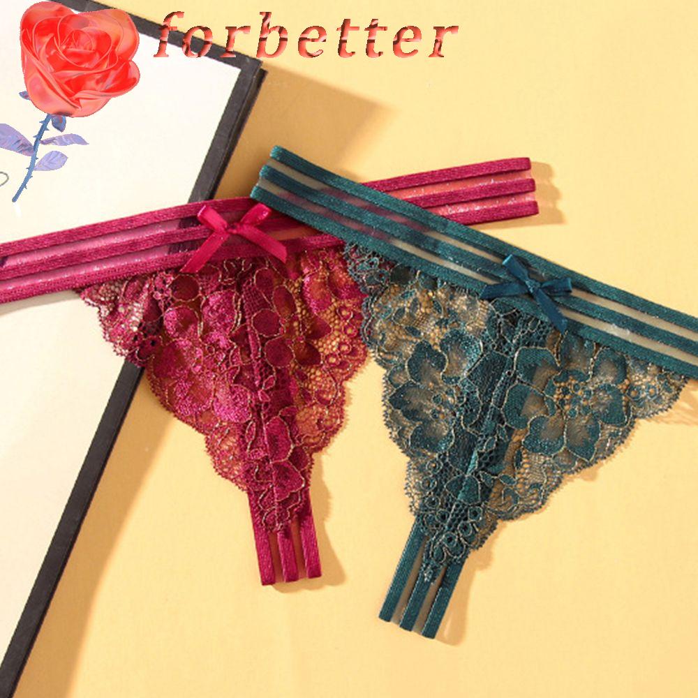 Quần Lót Lọt Khe Lưng Thấp Không Đường May Thêu Họa Tiết Thời Trang Thoáng Khí Cho Nữ