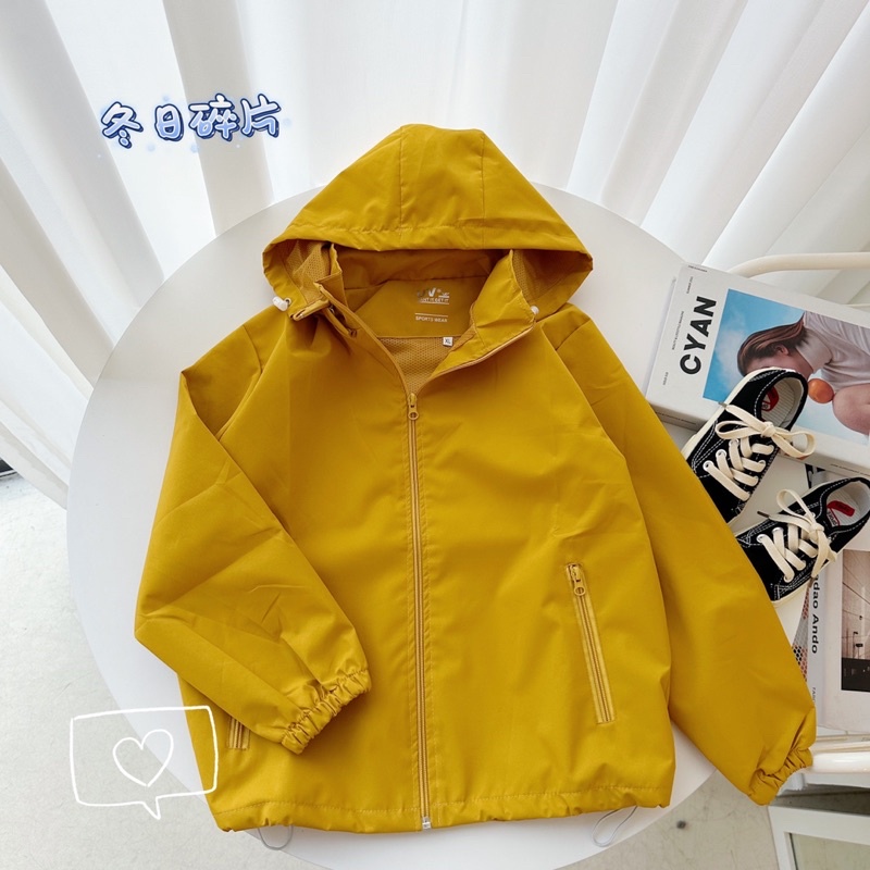 Áo gió cho bé trai gái