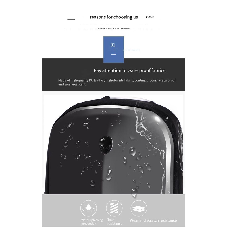 Ba Lô Đựng Laptop V2.0 Alienware M15X 51.9cm 53.3cm Phong Cách Mới