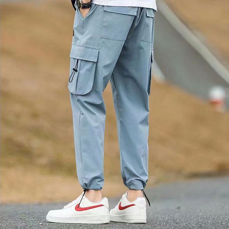 Quần Dài Thể Thao Thời Trang Mùa Hè Phong Cách Hàn Quốc Cho Nam