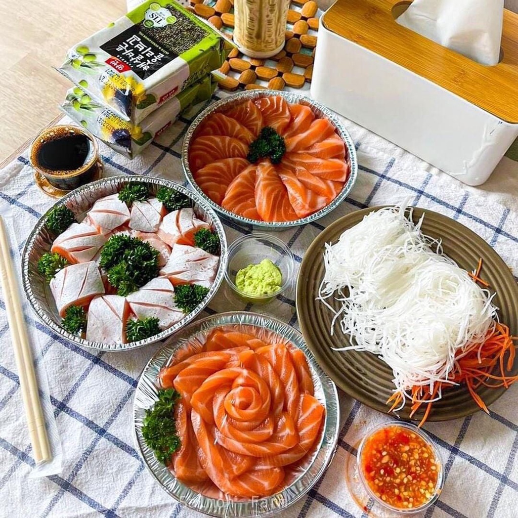 Cá Hồi Tươi Nhập Khẩu 100% NaUy - Nguyên Con và Fillet