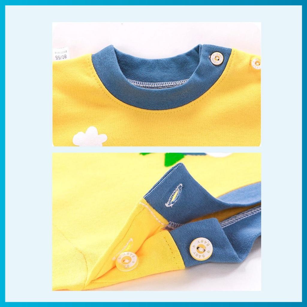 Bộ thu đông bé trai, bộ dài tay cho bé Lilikids hình động vật cute từ 7 - 24 Kg