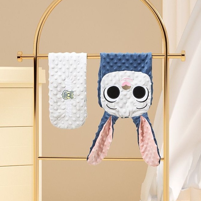 DISNEY Dễ Thương Gối Ngủ Mềm Mại Thoải Mái Hình Hạt Đậu Cho Bé 0-3 Tháng Tuổi