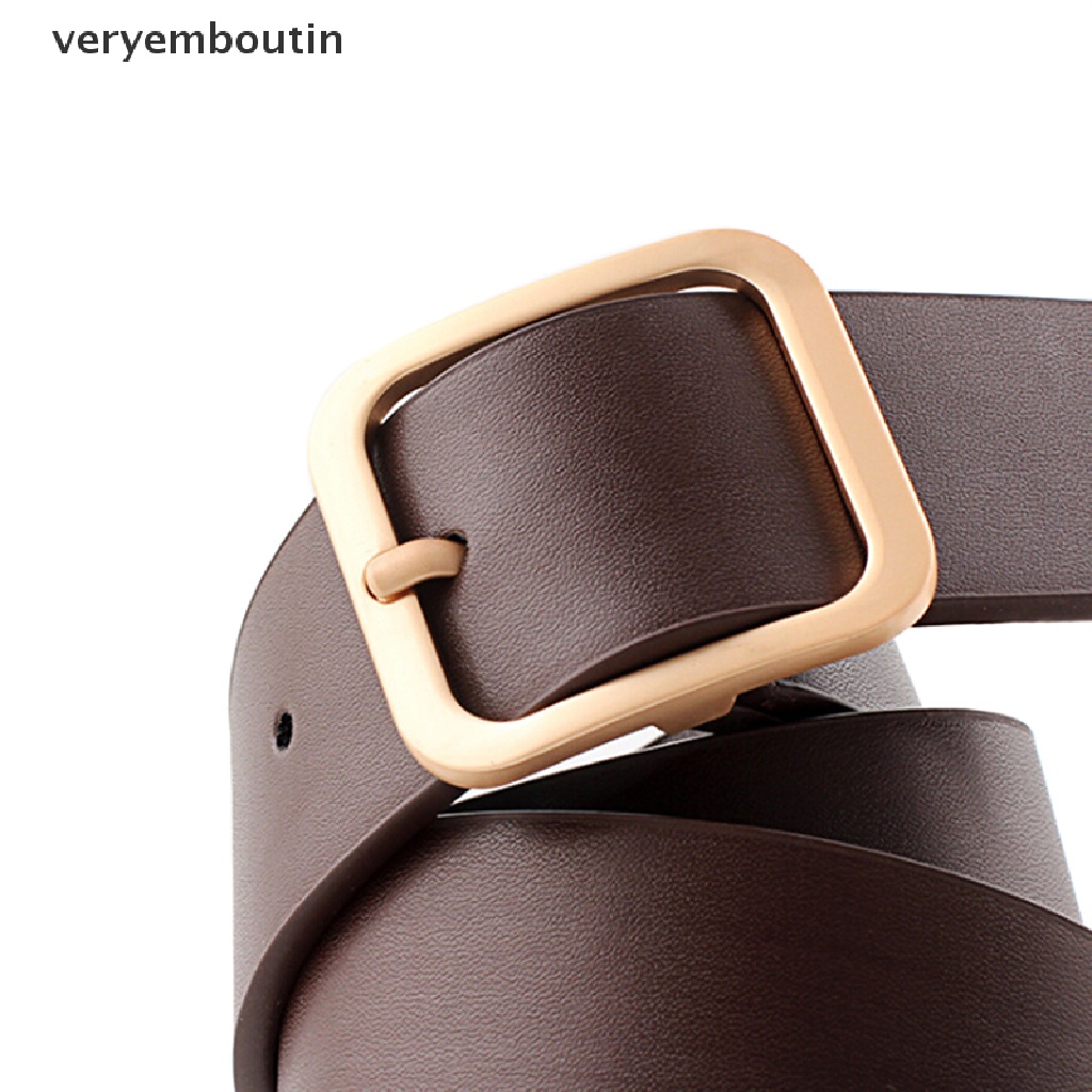 Thắt Lưng Da Khóa Kim Loại Phong Cách Boho Cổ Điển Cho Nữ