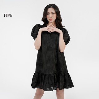 Váy mini suông tay bồng hime h091