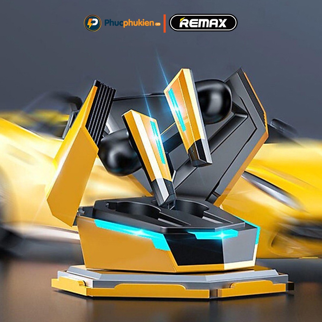 Tai nghe gaming bluetooth 5.3 Remax TWS 49 thiết kế earbuds pin 4h kháng nước IPX4 âm thanh HI-FI - Phúc Phụ Kiện