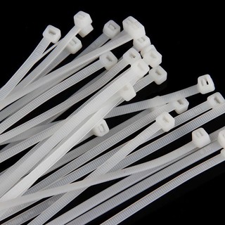 Màu trắng - Túi 100 chiếc dây thít nhựa, tự chọn kích cỡ