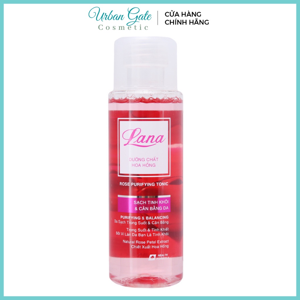Nước hoa hồng cấp ẩm LANA Rose Purifying Tonic 150ml (Toner dưỡng da)